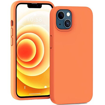 Smcase iPhone 13 Kılıf Liquid Lansman Mara Silikon