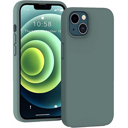 Smcase iPhone 13 Mini Kılıf Liquid Lansman Mara Silikon