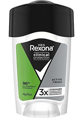 Rexona Clinical Protection Active Fresh Erkek Stick Deodorant 45 ml