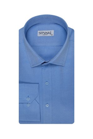 Slim Fit Armür Desenli Erkek Gömlek