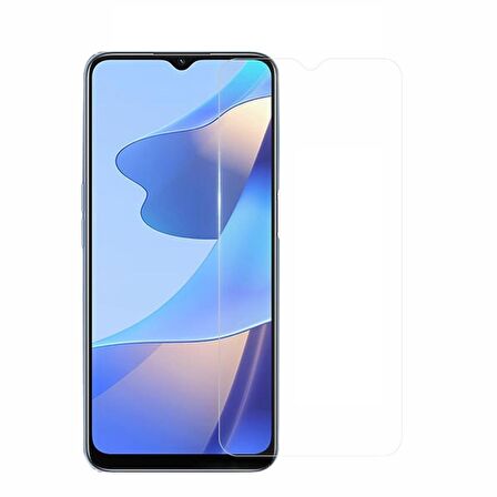 Smcase Oppo A16 Kılıf Kamera Korumalı Negro Karbon Silikon  Nano Ekran Koruyucu