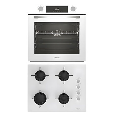 Altus ALA 322 W Fırın 159 DW Ocak 2'Li Ankastre Set