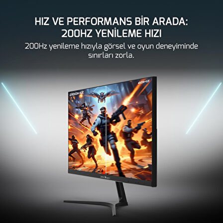 James Donkey Epic E10 23.8'' 200Hz 0.5Ms FHD VA Panel Gaming Monitör (Sıfır Ölü Piksel Garantili)