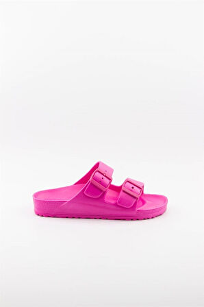 Unisex Terlik Çift Bantlı Tokalı Ayarlanabilir Hafif Rahat Esnek Yumuşak Sandalet 133