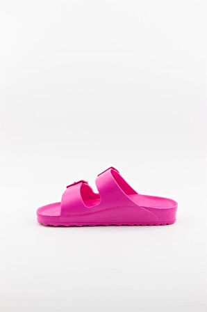 Unisex Terlik Çift Bantlı Tokalı Ayarlanabilir Hafif Rahat Esnek Yumuşak Sandalet 133