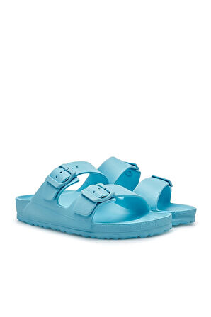 Unisex Terlik Çift Bantlı Tokalı Ayarlanabilir Hafif Rahat Esnek Yumuşak Sandalet 133