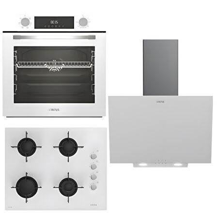 Altus ALA 322 W Fırın 159 DW Ocak ALA 527 W Davlumbaz Ankastre Set