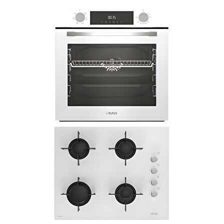 Altus ALA 322 W Fırın 159 DW Ocak ALA 527 W Davlumbaz Ankastre Set