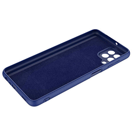 Smcase Samsung Galaxy M32 4G Kılıf Kamera Korumalı Lansman Mat Silikon  Nano Ekran Koruyucu