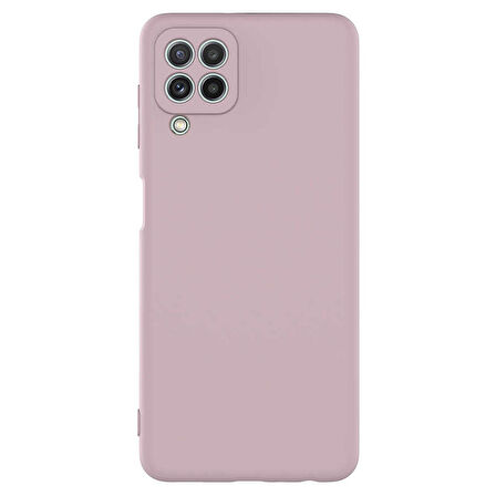 Smcase Samsung Galaxy A22 4G Kılıf Kamera Korumalı Lansman Mat Silikon  Nano Ekran Koruyucu