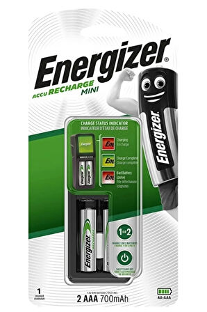 Mini Şarj Cihazı 700 Mah Aaa 2'li Şarj Edilebilir Pil