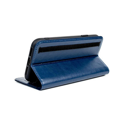 Smcase iPhone 12 Kılıf Multi Delüxe Standlı Kartlıklı 2-1 Cüzdan