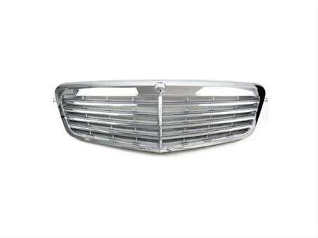 Mercedes W212 E Serisi 2009-2013 Makyajsız Kasa Uyumlu Panjur Gümüş Elegance