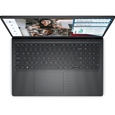 Dell Vostro 3520 Intel Core I7-1255U 32GB 512GB SSD 15.6" FHD 120HZ Ubuntu Taşınabilir Bilgisayar N5305PVNB3520U10 + Zetta Çanta