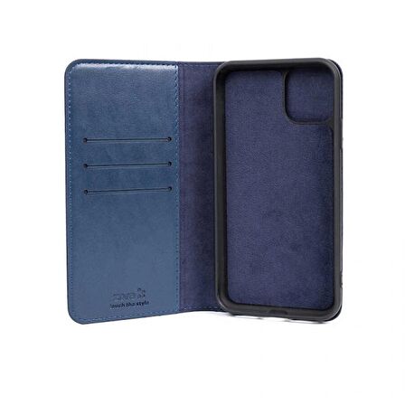 Smcase iPhone 13 Pro Kılıf Multi Delüxe Standlı Kartlıklı 2-1 Cüzdan