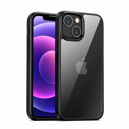 Smcase iPhone 13 Kılıf Slim Fit Transparan Silikon