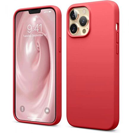 Smcase iPhone 13 Pro Kılıf Liquid Lansman Wiriless Destekli Silikon