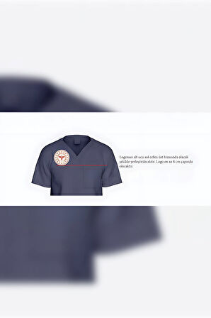 Sağlık Bakanlığı Yeni Kıyafet Yönetmeliğine Uygun Saten Scrubs Arması