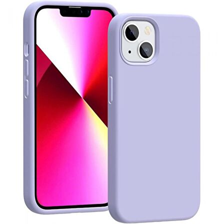 Smcase iPhone 13 Mini Kılıf Liquid Lansman Wiriless Destekli Silikon