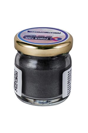 Sedefli Metalik Toz Pigment Boya / Siyah Gümüş / Epoksi Için 10 GRAM