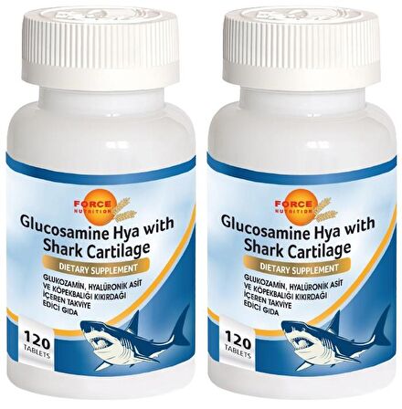 Glucosamine Shark Cartilage 2x120 Tablet Boswellia Serrata