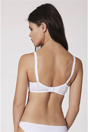 Dolgusuz Büyük Beden Sütyen Siyah 8100 Wearmest