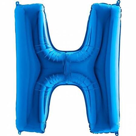 FOLYO BALON H HARF MAVİ 102CM
