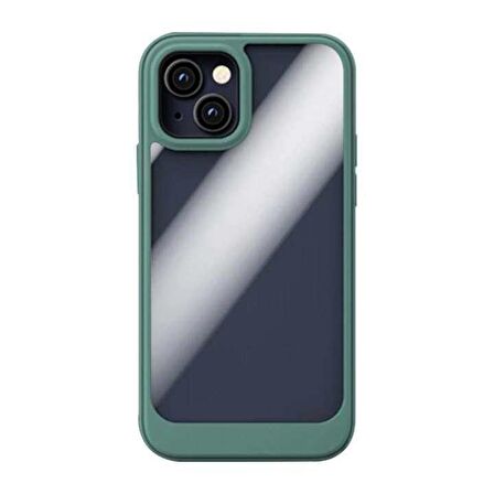 Smcase iPhone 13 Kılıf Hybrid Bumper Shockproof Silikon