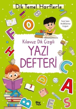Kılavuz Dik Çizgili Yazı Defteri (Küçük Boy)