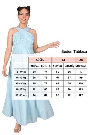 Kız Çocuk Simli Kumaş Astarlı Abiye Gece Mezuniyet Elbisesi