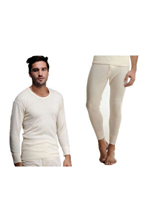 %100 Yün Erkek - Kadın Aile Pakedi, Kadın Yün Içlik Takım, Erkek Alt Üst Yün Takım