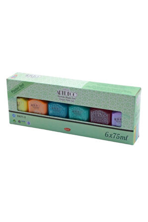 Artdeco Parmak Boyası Seti 6x75 ml Pastel Renkler As2