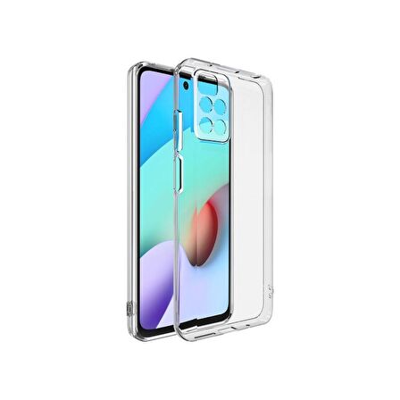 Smcase Xiaomi Redmi 10 Kılıf Kamera Korumalı Tpu Silikon  Nano Ekran Koruyucu