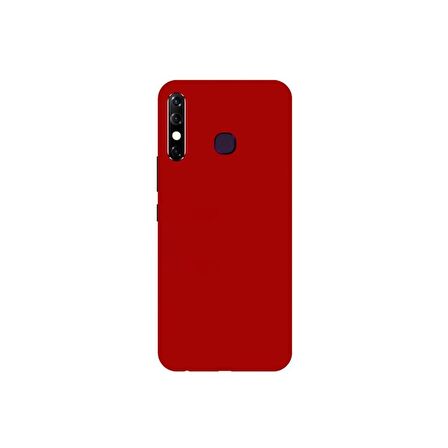 Smcase İnfinix Hot 8 Kılıf Lüks Mat Silikon  Nano Ekran Koruyucu