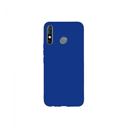 Smcase İnfinix Hot 8 Kılıf Lüks Mat Silikon  Nano Ekran Koruyucu