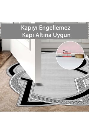 2 li Banyo Paspası, Yumuşak Banyo Halısı, Kaymaz Tabanlı, Yıkanabilir - 60x100 - 50 x60