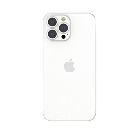 Smcase iPhone 13 Pro Kılıf Kamera Korumalı PP Hayalet Silikon