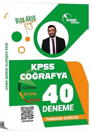 Doktrin KPSS Coğrafya 40 Deneme Çözümlü