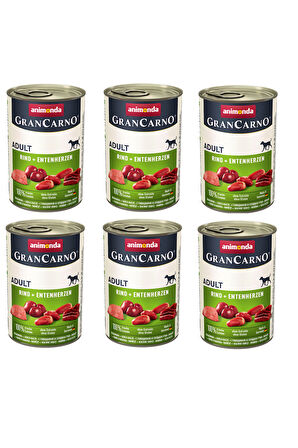 Animonda Gran Carno Sığır ve Ördekli Köpek Konserve 400 Gr. X 6 Adet