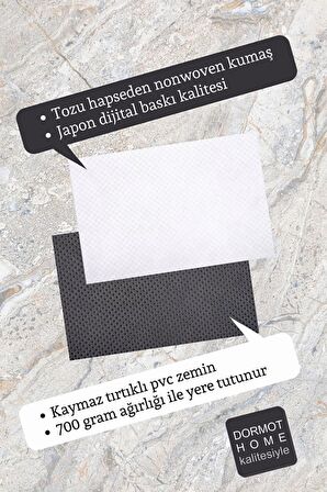 Dormot Home Modern Dijital Baskı - Ben Kemal. Geliyorum - Mizah Kapı Önü Paspası 70x45cm