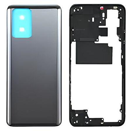 Xiaomi Redmi NOTE 10S  FULL KASA Arka Kapak Takım SİYAH