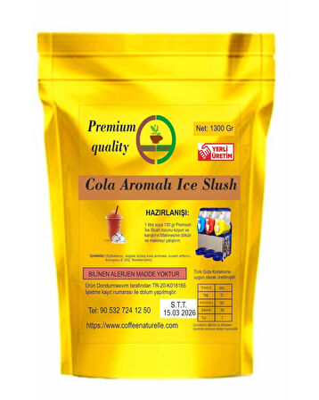 cola aramalı ice sulush buzlaş tozu 1300 gr