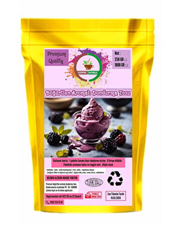 Böğürtlen Aromalı Dondurma Tozu 250 gr