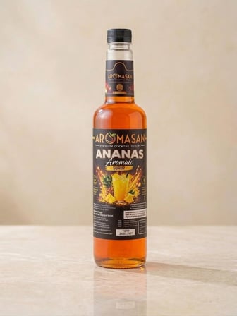 "Ananas Aromalı Ice Slush Buzlaş Şurubu - 1/5 Konsantre - 6'lı Koli"
