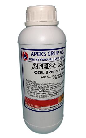 APEKS CLEAN S EXTRA Çok Amaçlı Güçlü Endüstriyel Yağ Sökücü - 1 Kg