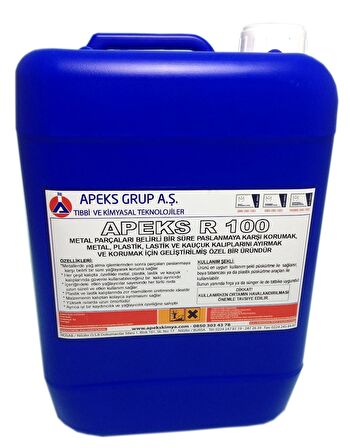 APEKS R 100 Silikonsuz Kalıp Ayırıcı ve Koruyucu - 5 Kg