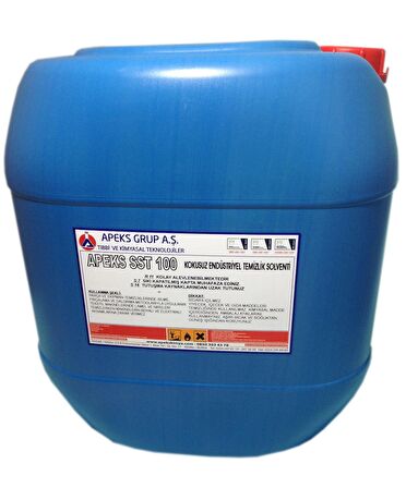 APEKS SST 100 Kokusuz Endüstriyel Kapalı Devre Temizlik Solventi - 30 Lt