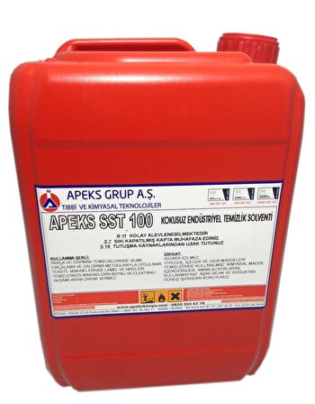 APEKS SST 100 Kokusuz Endüstriyel Kapalı Devre Temizlik Solventi - 10 Lt