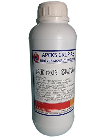 BETON CLEAN Konsantre Beton ve Zemin Temizleyici - 1 Kg