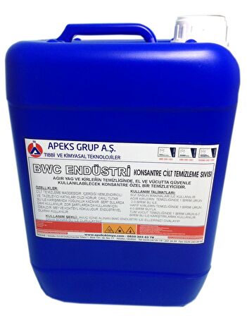 BODY WASH CLEAN END. Ağır Ortamlar İçin Konsantre Cilt Temizlik Sıvısı - 10 Kg